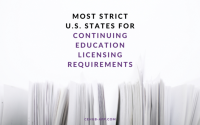 The U.S.’s Strictest States When It Comes to Continuing Education Requirements for Mental Health Professionals