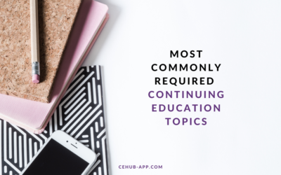 Most Commonly Required CE Topics for Mental Health Professionals