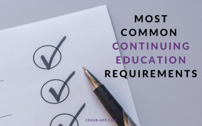 The Most Common Continuing Education Requirements for Mental Health Professionals